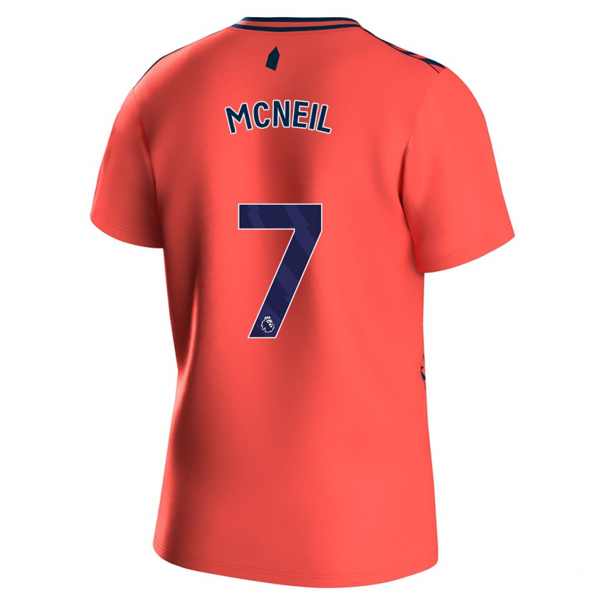 Niño Camiseta Dwight Mcneil #7 Coralino 2ª Equipación 2023/24 La Camisa Perú