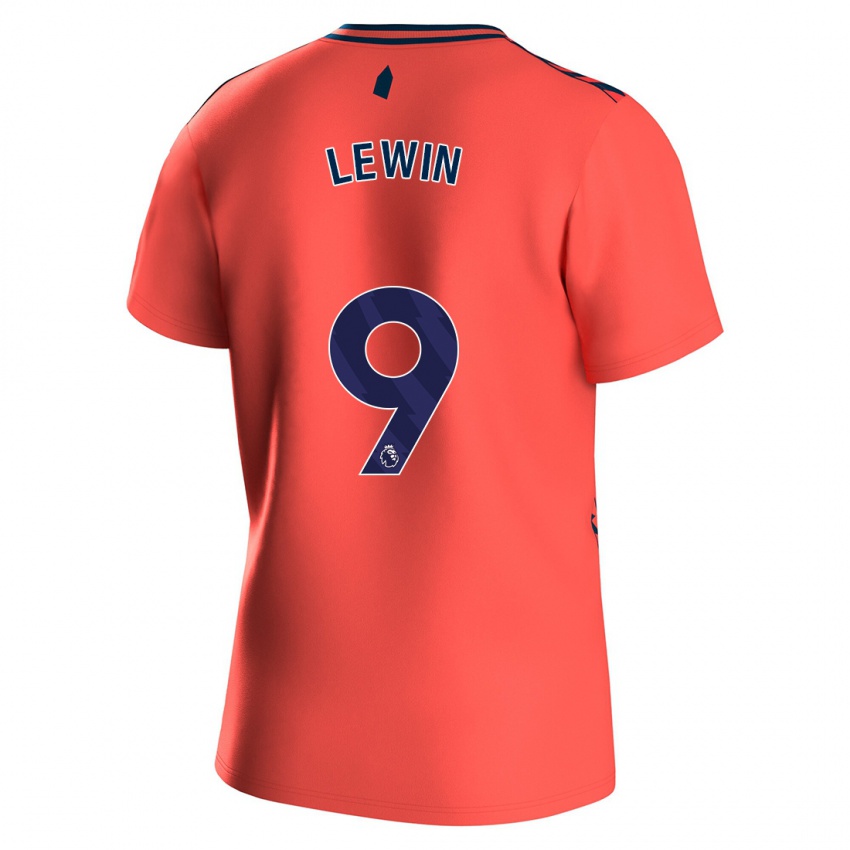 Niño Camiseta Dominic Calvert-Lewin #9 Coralino 2ª Equipación 2023/24 La Camisa Perú