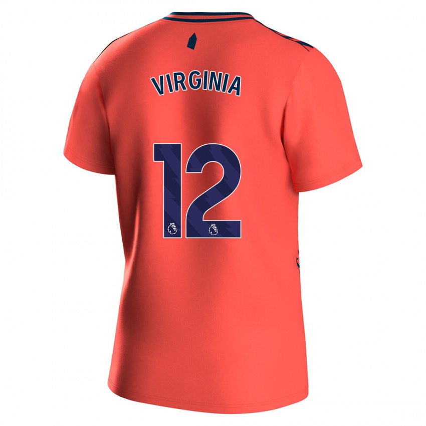 Niño Camiseta João Virgínia #12 Coralino 2ª Equipación 2023/24 La Camisa Perú