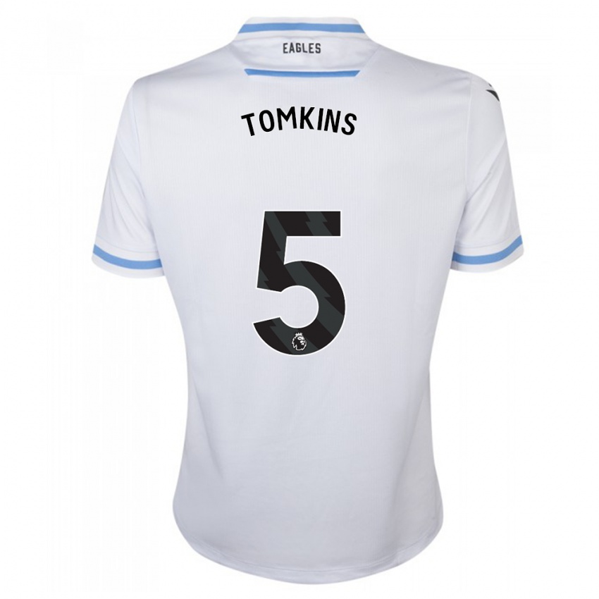 Niño Camiseta James Tomkins #5 Blanco 2ª Equipación 2023/24 La Camisa Perú