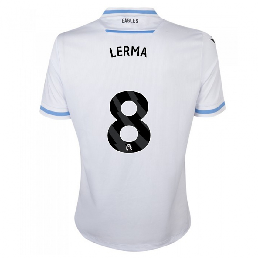 Niño Camiseta Jefferson Lerma #8 Blanco 2ª Equipación 2023/24 La Camisa Perú