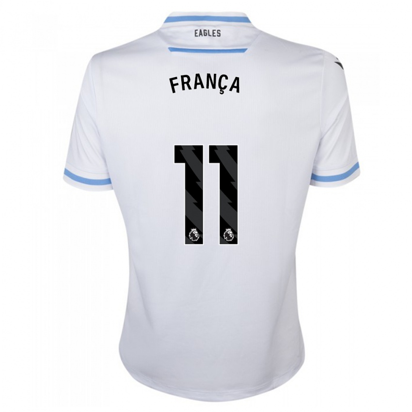 Niño Camiseta Matheus França #11 Blanco 2ª Equipación 2023/24 La Camisa Perú