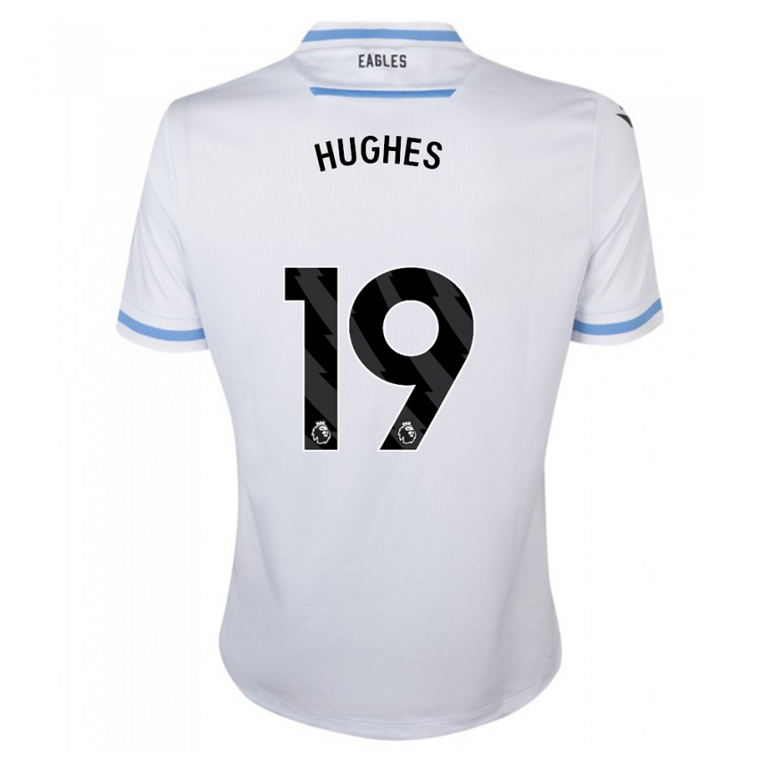 Niño Camiseta Will Hughes #19 Blanco 2ª Equipación 2023/24 La Camisa Perú