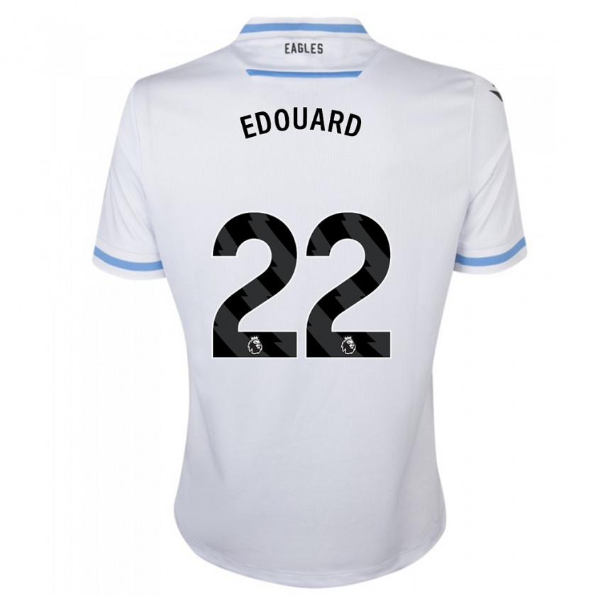 Niño Camiseta Odsonne Edouard #22 Blanco 2ª Equipación 2023/24 La Camisa Perú
