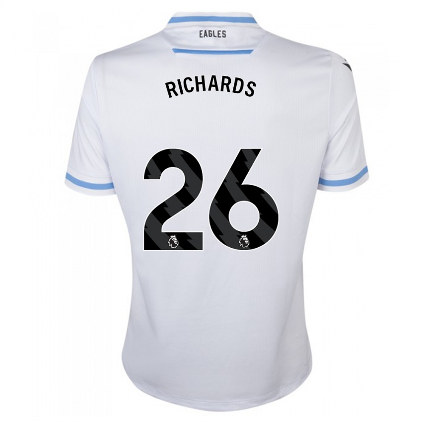 Niño Camiseta Chris Richards #26 Blanco 2ª Equipación 2023/24 La Camisa Perú