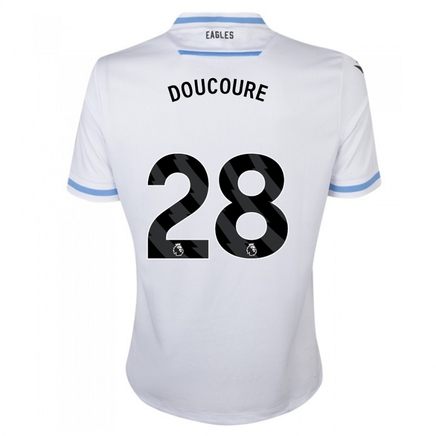 Niño Camiseta Cheick Doucouré #28 Blanco 2ª Equipación 2023/24 La Camisa Perú