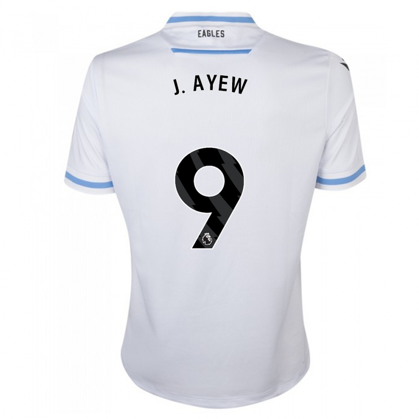 Niño Camiseta Jordan Ayew #9 Blanco 2ª Equipación 2023/24 La Camisa Perú