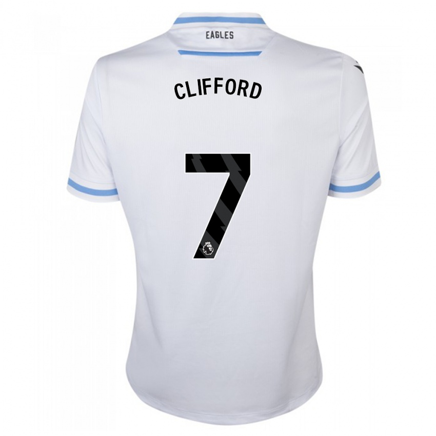 Niño Camiseta Charley Clifford #7 Blanco 2ª Equipación 2023/24 La Camisa Perú