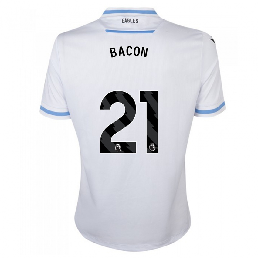 Niño Camiseta Skye Bacon #21 Blanco 2ª Equipación 2023/24 La Camisa Perú