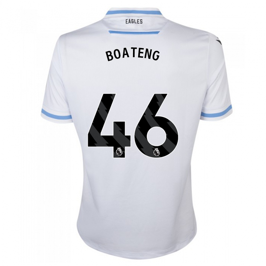 Niño Camiseta Malachi Boateng #46 Blanco 2ª Equipación 2023/24 La Camisa Perú