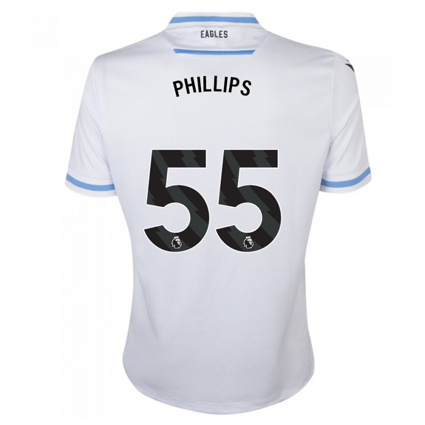 Niño Camiseta Killian Phillips #55 Blanco 2ª Equipación 2023/24 La Camisa Perú