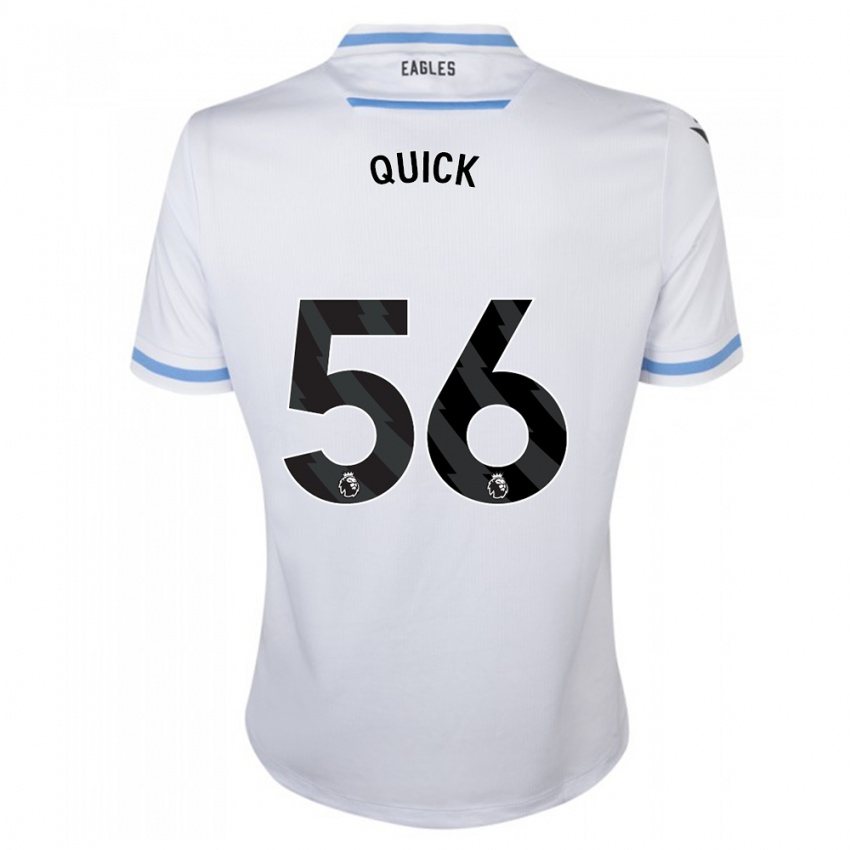 Niño Camiseta Daniel Quick #56 Blanco 2ª Equipación 2023/24 La Camisa Perú