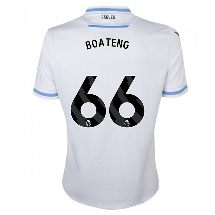 Niño Camiseta David Boateng #66 Blanco 2ª Equipación 2023/24 La Camisa Perú