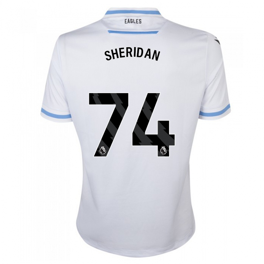 Niño Camiseta Joe Sheridan #74 Blanco 2ª Equipación 2023/24 La Camisa Perú