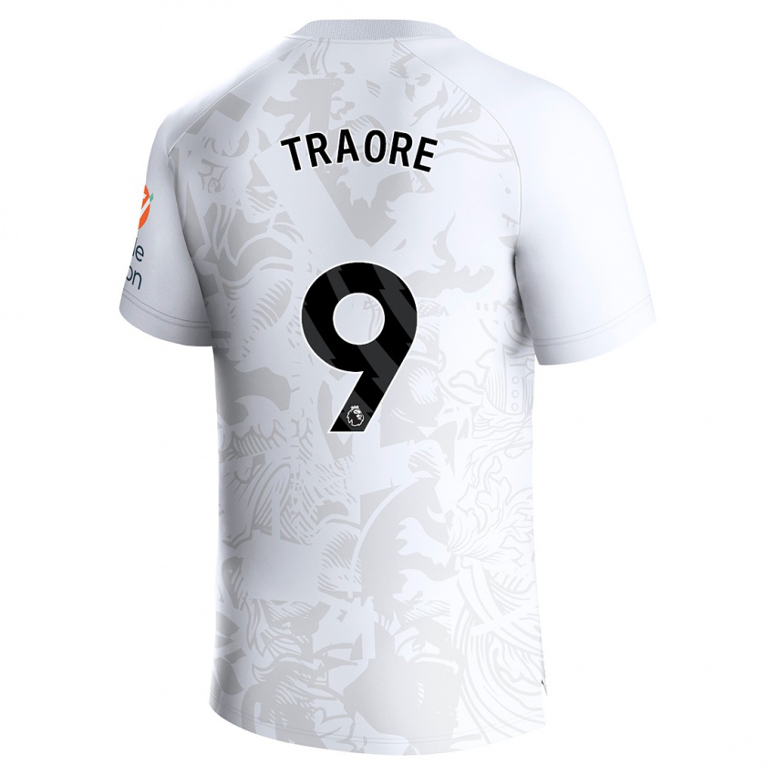 Niño Camiseta Bertrand Traoré #9 Blanco 2ª Equipación 2023/24 La Camisa Perú