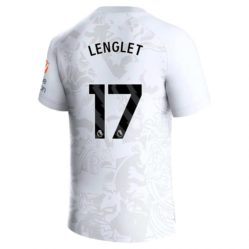 Niño Camiseta Clement Lenglet #17 Blanco 2ª Equipación 2023/24 La Camisa Perú