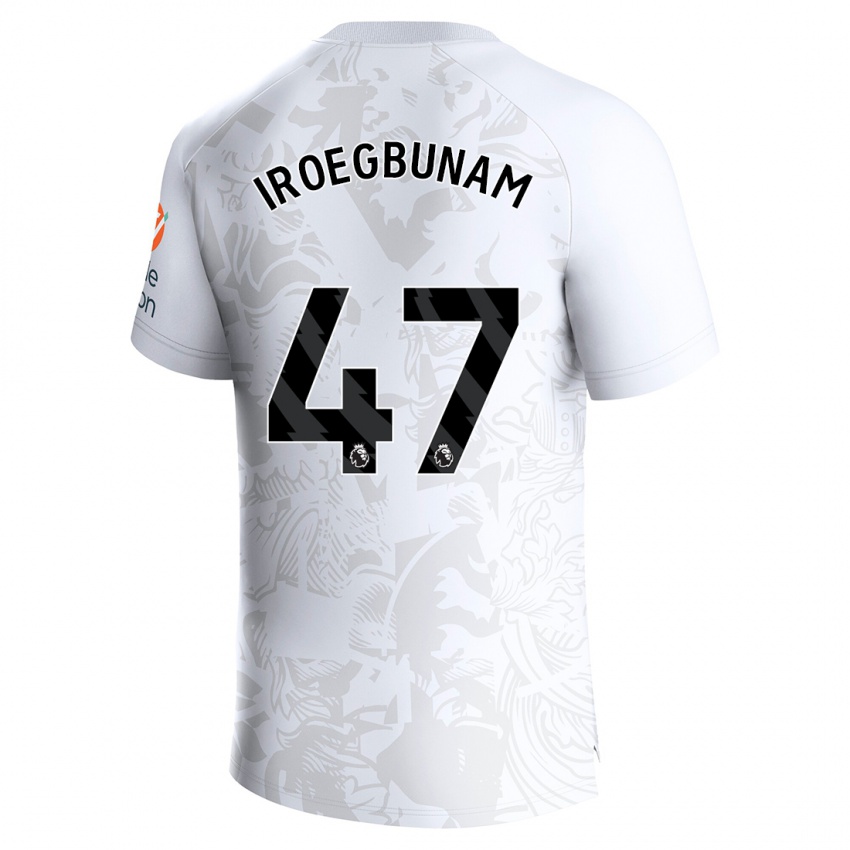 Niño Camiseta Tim Iroegbunam #47 Blanco 2ª Equipación 2023/24 La Camisa Perú