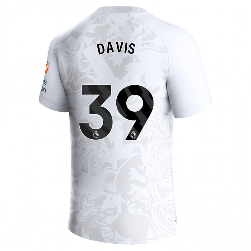 Niño Camiseta Keinan Davis #39 Blanco 2ª Equipación 2023/24 La Camisa Perú