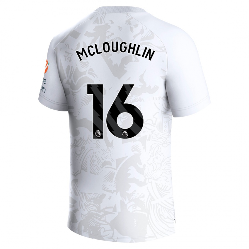 Niño Camiseta Olivia Mcloughlin #16 Blanco 2ª Equipación 2023/24 La Camisa Perú