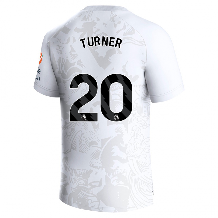 Niño Camiseta Danielle Turner #20 Blanco 2ª Equipación 2023/24 La Camisa Perú