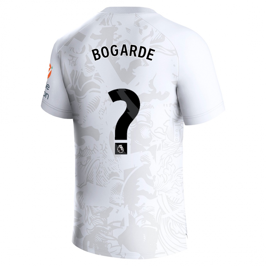 Niño Camiseta Lamare Bogarde #0 Blanco 2ª Equipación 2023/24 La Camisa Perú