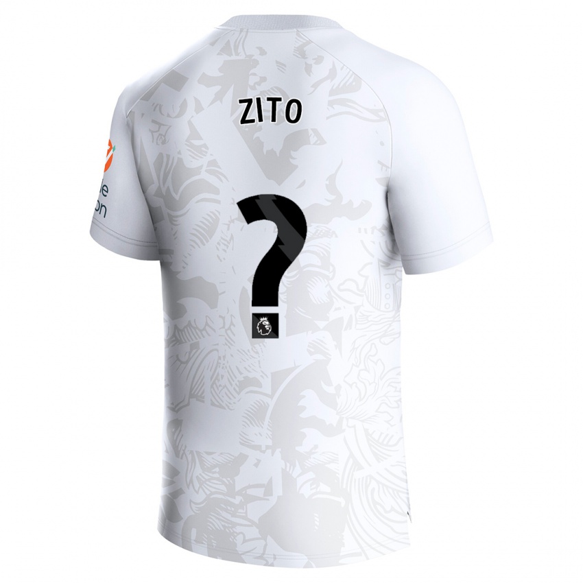 Niño Camiseta Patrick Zito #0 Blanco 2ª Equipación 2023/24 La Camisa Perú