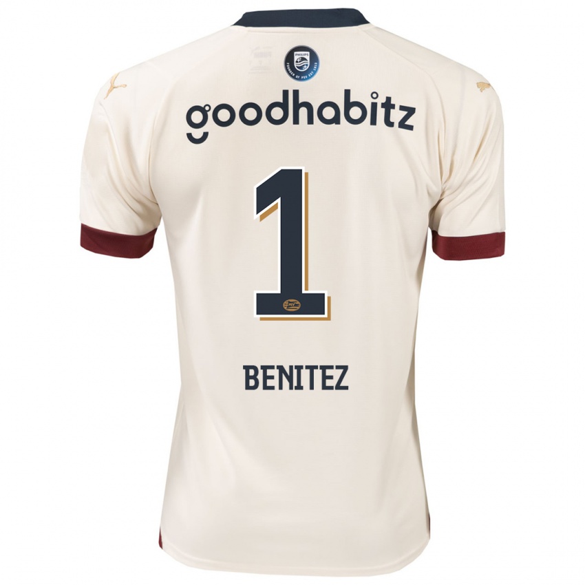 Niño Camiseta Walter Benítez #1 Blanquecino 2ª Equipación 2023/24 La Camisa Perú