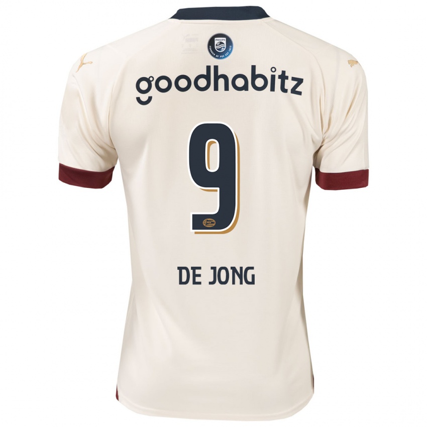 Niño Camiseta Luuk De Jong #9 Blanquecino 2ª Equipación 2023/24 La Camisa Perú