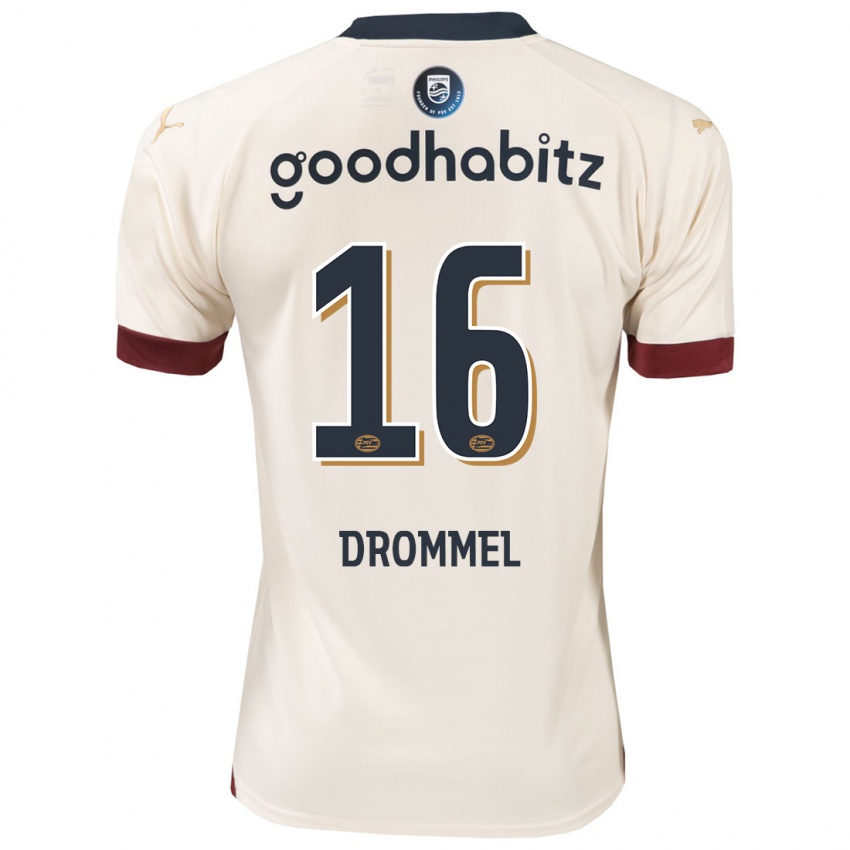 Niño Camiseta Joel Drommel #16 Blanquecino 2ª Equipación 2023/24 La Camisa Perú