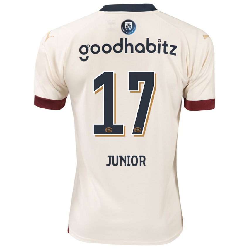 Niño Camiseta Mauro Junior #17 Blanquecino 2ª Equipación 2023/24 La Camisa Perú