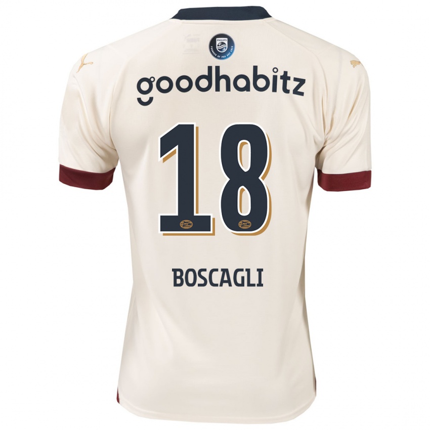 Niño Camiseta Olivier Boscagli #18 Blanquecino 2ª Equipación 2023/24 La Camisa Perú