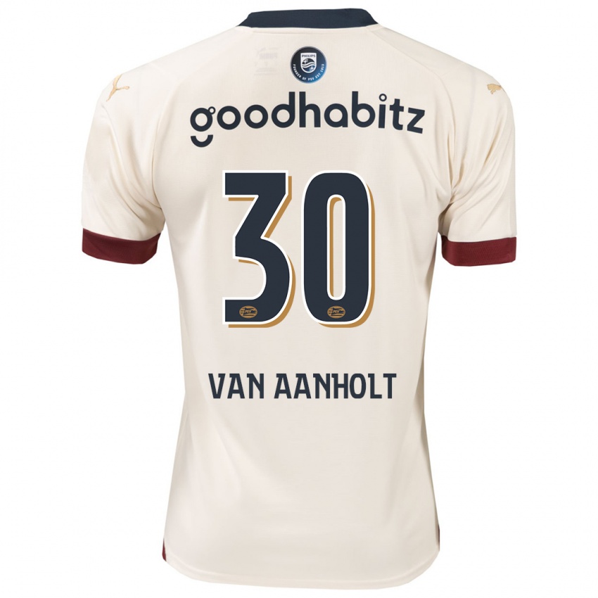 Niño Camiseta Patrick Van Aanholt #30 Blanquecino 2ª Equipación 2023/24 La Camisa Perú