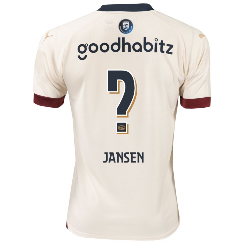 Niño Camiseta Koen Jansen #0 Blanquecino 2ª Equipación 2023/24 La Camisa Perú