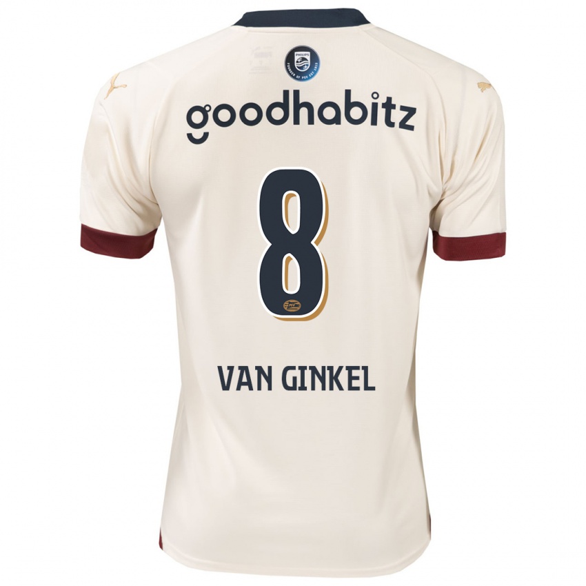 Niño Camiseta Marco Van Ginkel #8 Blanquecino 2ª Equipación 2023/24 La Camisa Perú