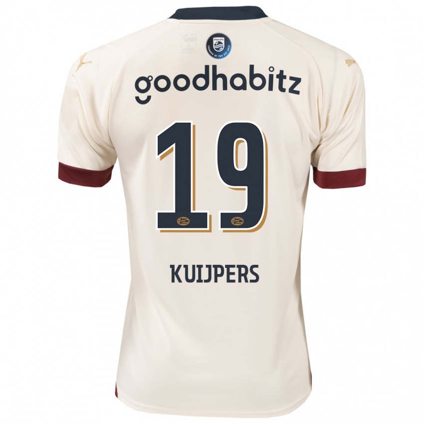 Niño Camiseta Jeslynn Kuijpers #19 Blanquecino 2ª Equipación 2023/24 La Camisa Perú