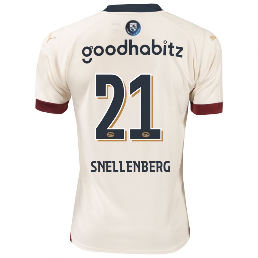 Niño Camiseta Maxime Snellenberg #21 Blanquecino 2ª Equipación 2023/24 La Camisa Perú