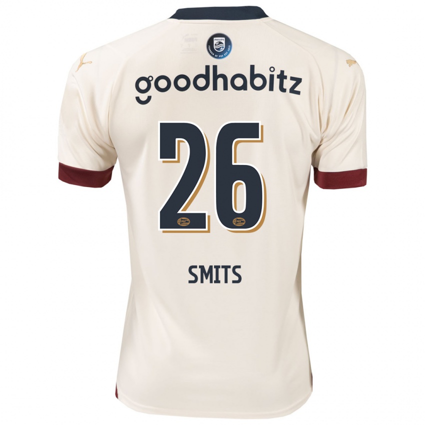 Niño Camiseta Eef Smits #26 Blanquecino 2ª Equipación 2023/24 La Camisa Perú