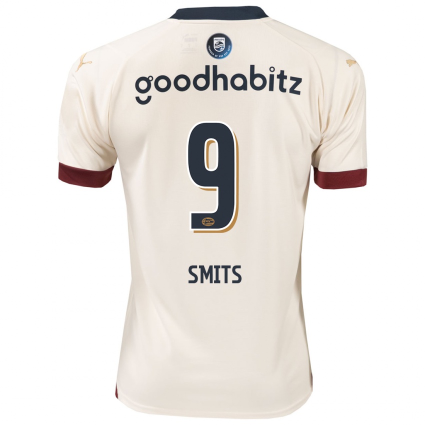 Niño Camiseta Joelle Smits #9 Blanquecino 2ª Equipación 2023/24 La Camisa Perú