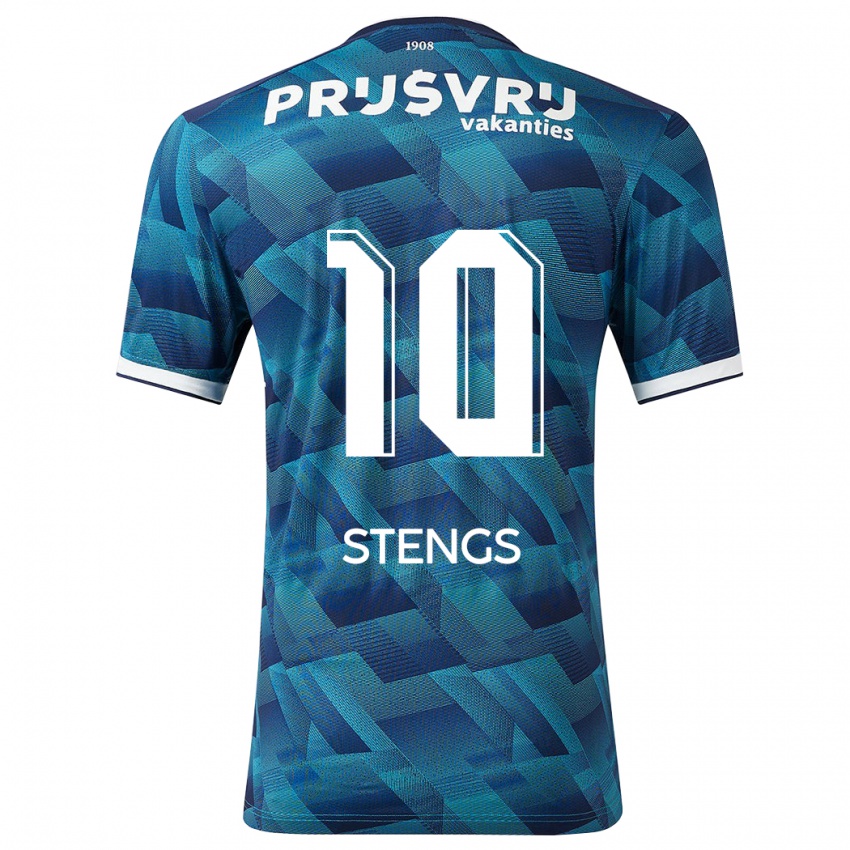 Niño Camiseta Calvin Stengs #10 Azul 2ª Equipación 2023/24 La Camisa Perú