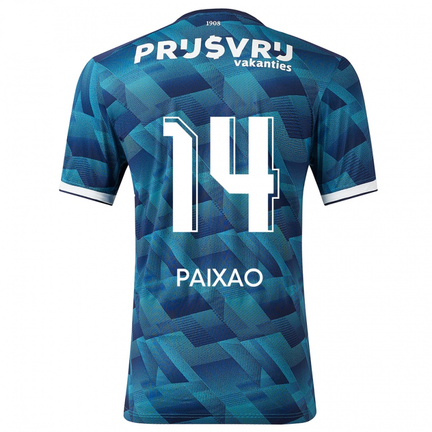 Niño Camiseta Igor Paixão #14 Azul 2ª Equipación 2023/24 La Camisa Perú