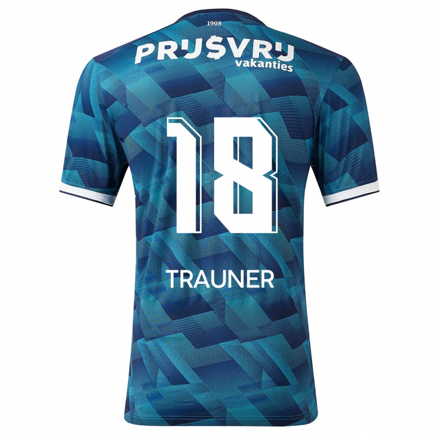 Niño Camiseta Gernot Trauner #18 Azul 2ª Equipación 2023/24 La Camisa Perú