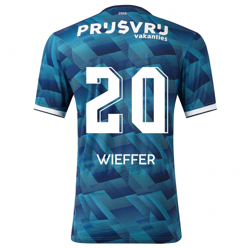 Niño Camiseta Mats Wieffer #20 Azul 2ª Equipación 2023/24 La Camisa Perú