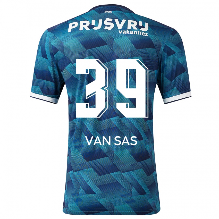 Niño Camiseta Mikki Van Sas #39 Azul 2ª Equipación 2023/24 La Camisa Perú