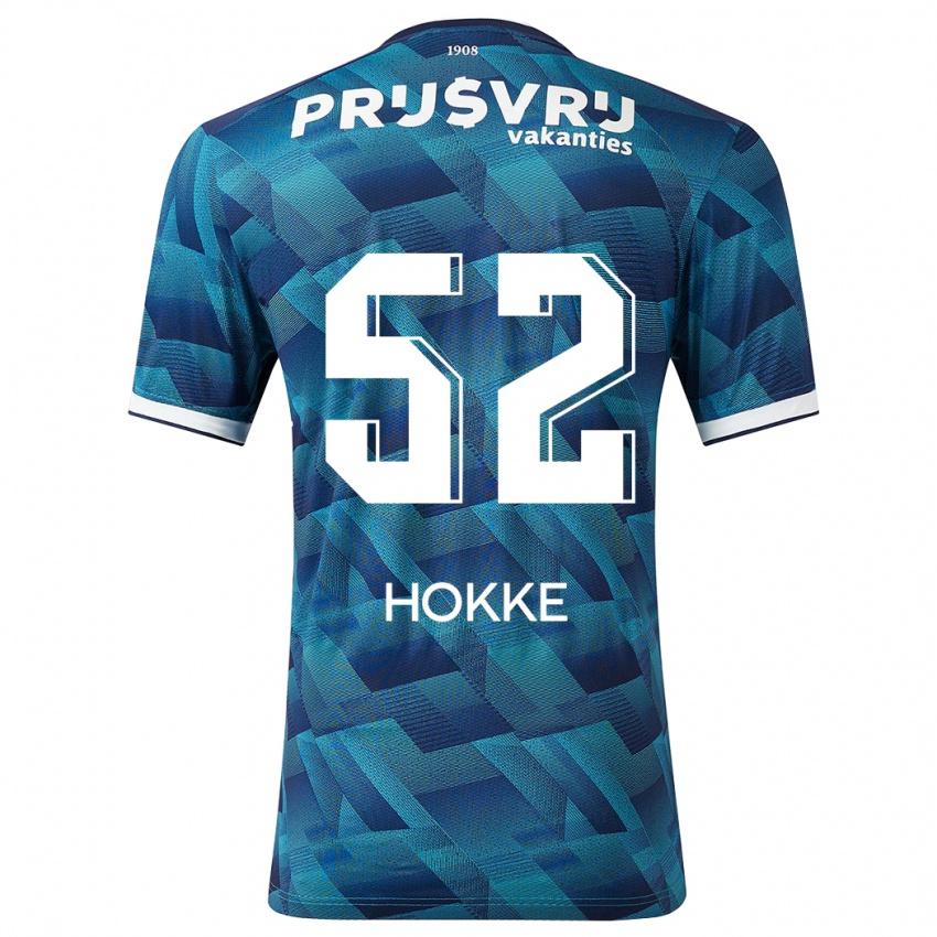 Niño Camiseta Milan Hokke #52 Azul 2ª Equipación 2023/24 La Camisa Perú