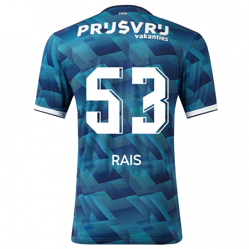 Niño Camiseta Amir Rais #53 Azul 2ª Equipación 2023/24 La Camisa Perú