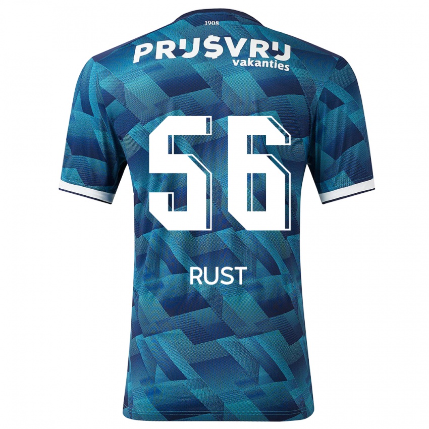 Niño Camiseta Fabiano Rust #56 Azul 2ª Equipación 2023/24 La Camisa Perú