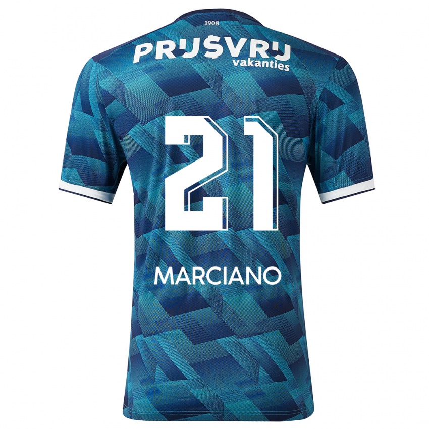 Niño Camiseta Ofir Marciano #21 Azul 2ª Equipación 2023/24 La Camisa Perú