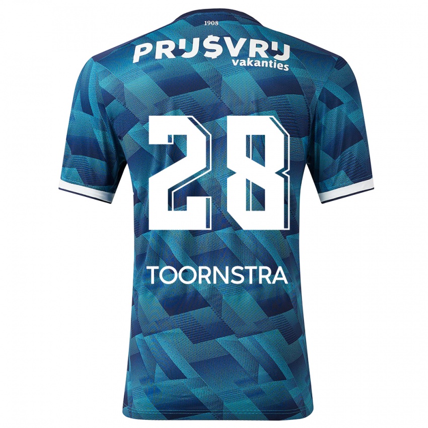 Niño Camiseta Jens Toornstra #28 Azul 2ª Equipación 2023/24 La Camisa Perú