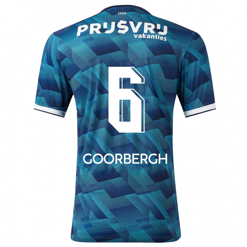 Niño Camiseta Cheyenne Van Den Goorbergh #6 Azul 2ª Equipación 2023/24 La Camisa Perú