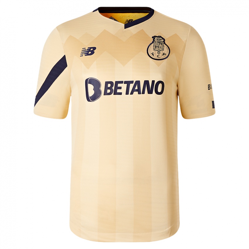 Niño Camiseta Gabriel Veron #7 Beige-Dorado 2ª Equipación 2023/24 La Camisa Perú